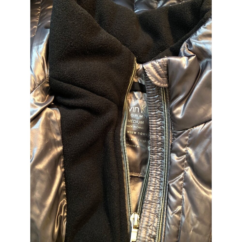 Calvin Klein Performance Premium Down Gray Quilte… - image 4